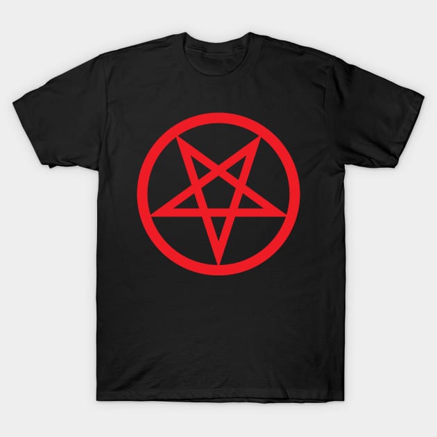 Upside Down Pentagram T-Shirt by artpirate